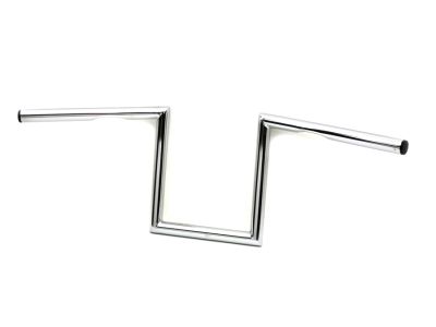 10" Z Handlebar with Indents Chrome