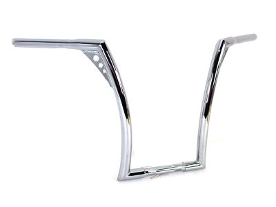 17" Chrome Z-Bar Handlebar with Indents