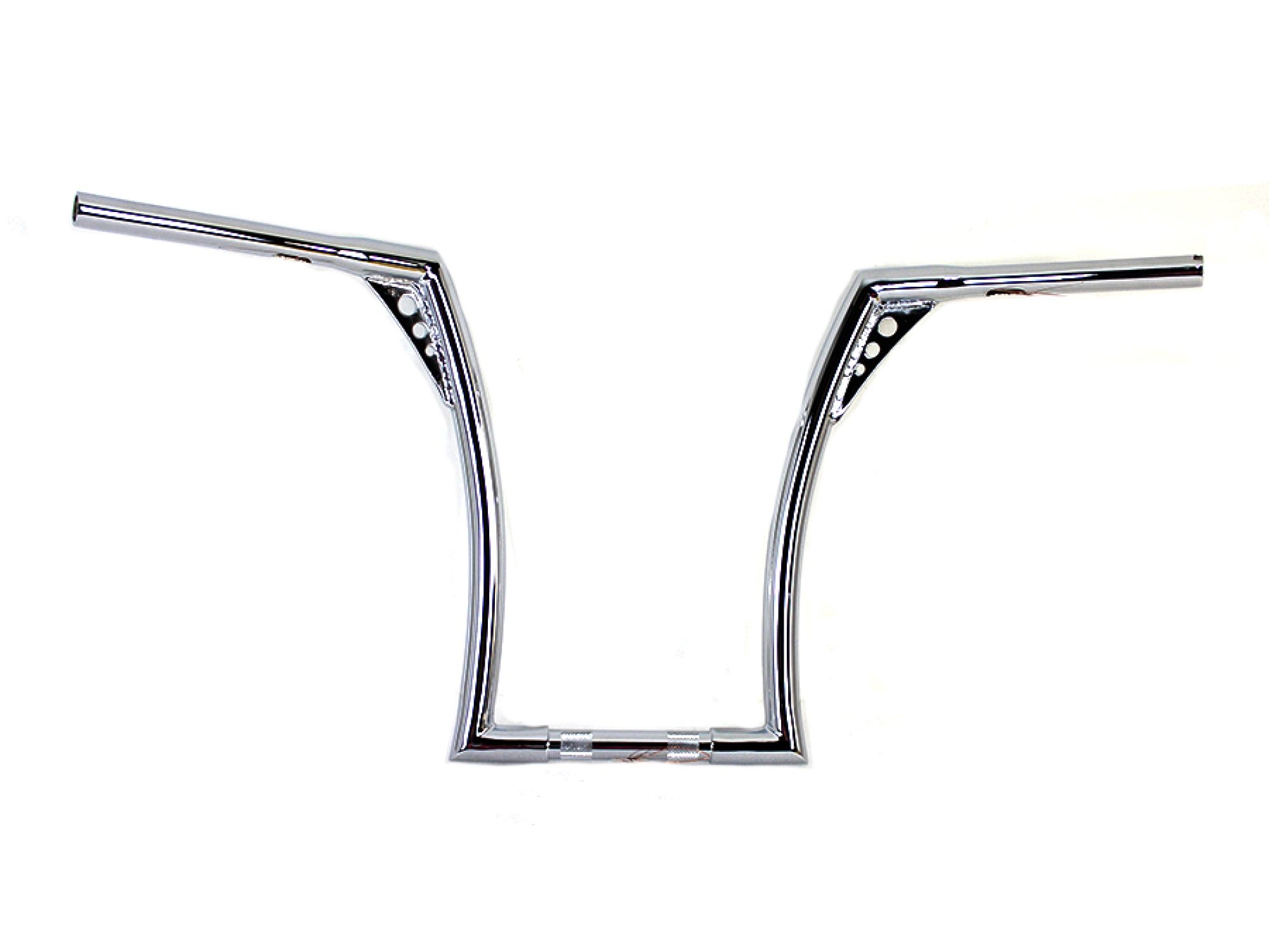 17" Chrome Z-Bar Handlebar with Indents