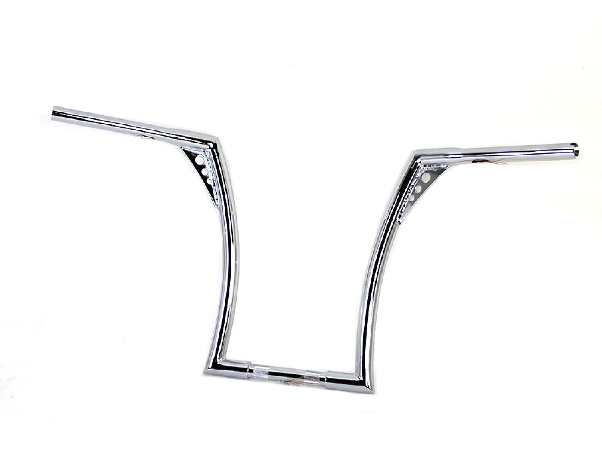 17" Chrome Z-Bar Handlebar with Indents