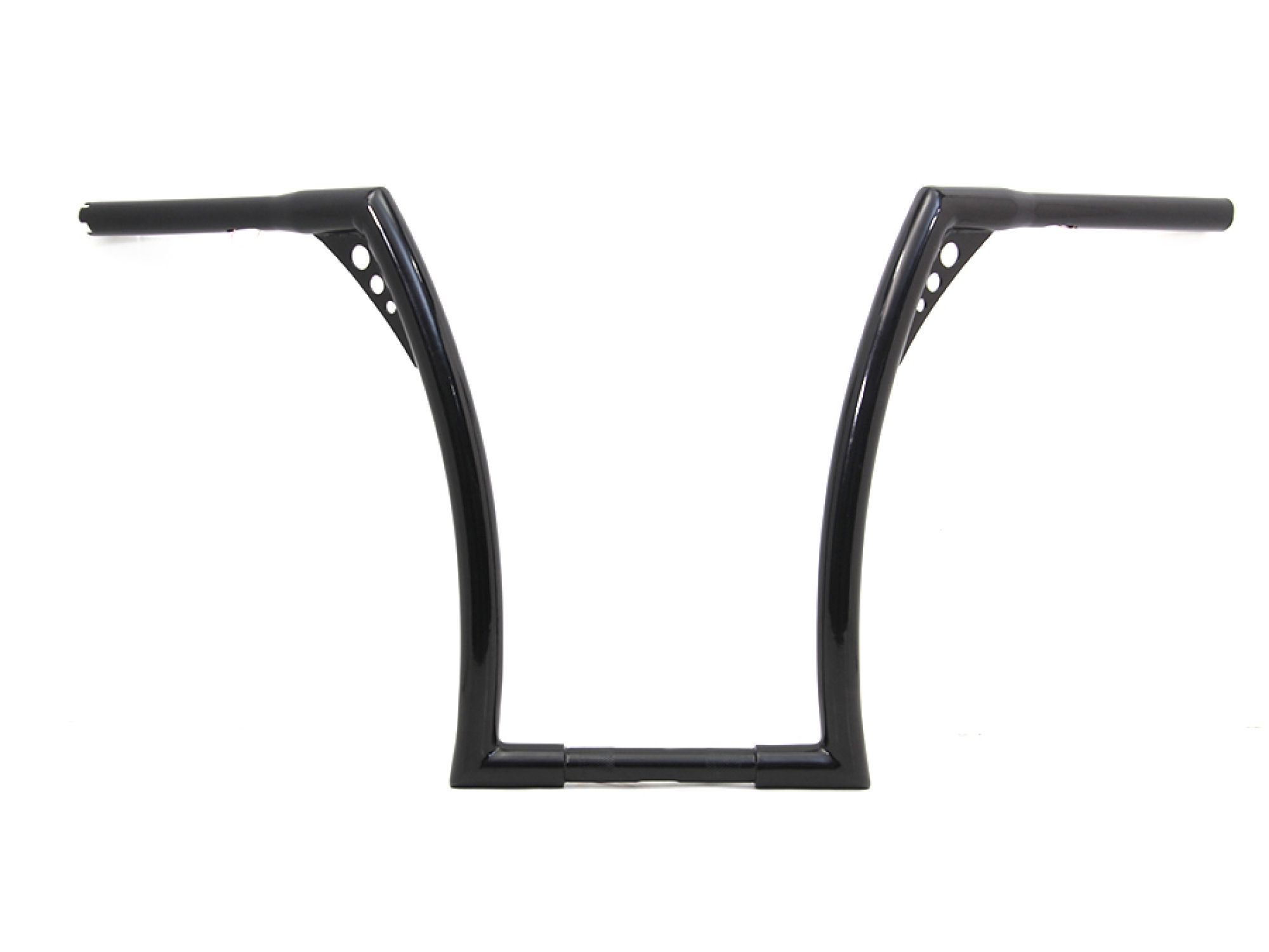 17" Black Z-Bar Handlebar with Indents