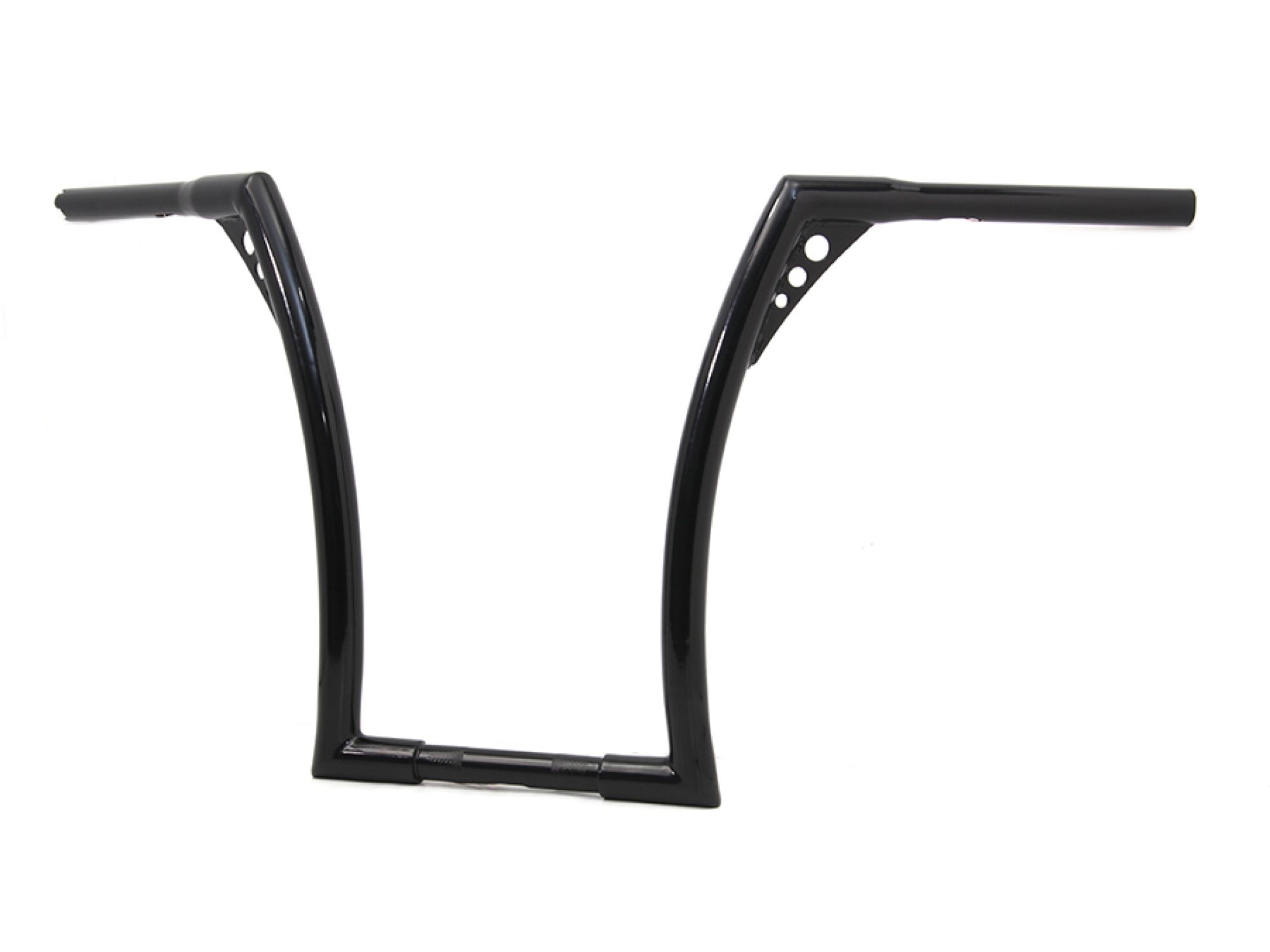 17" Black Z-Bar Handlebar with Indents