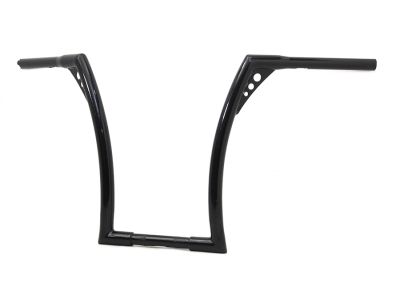 17" Black Z-Bar Handlebar with Indents