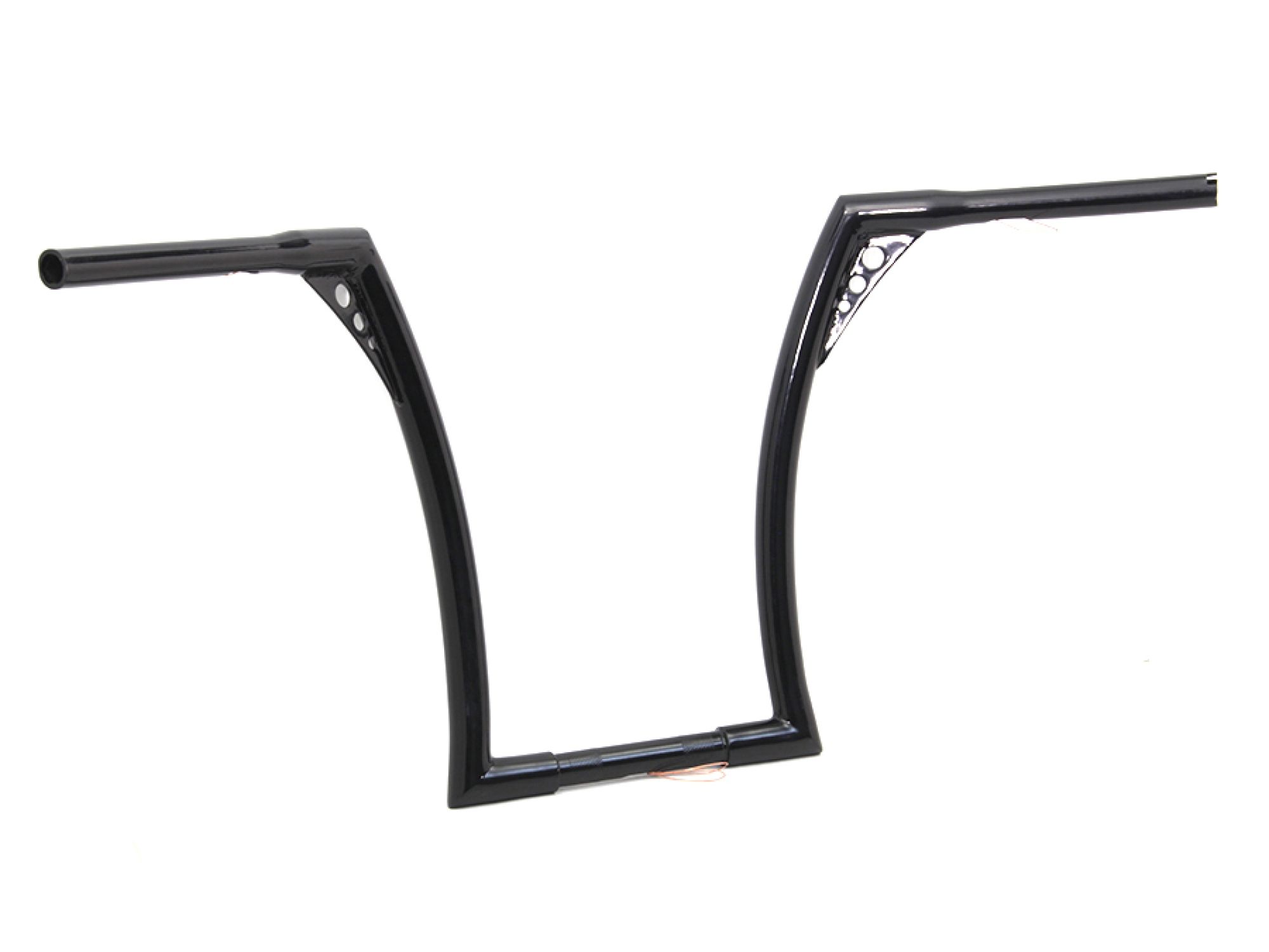 17" Black Z-Bar Handlebar with Indents