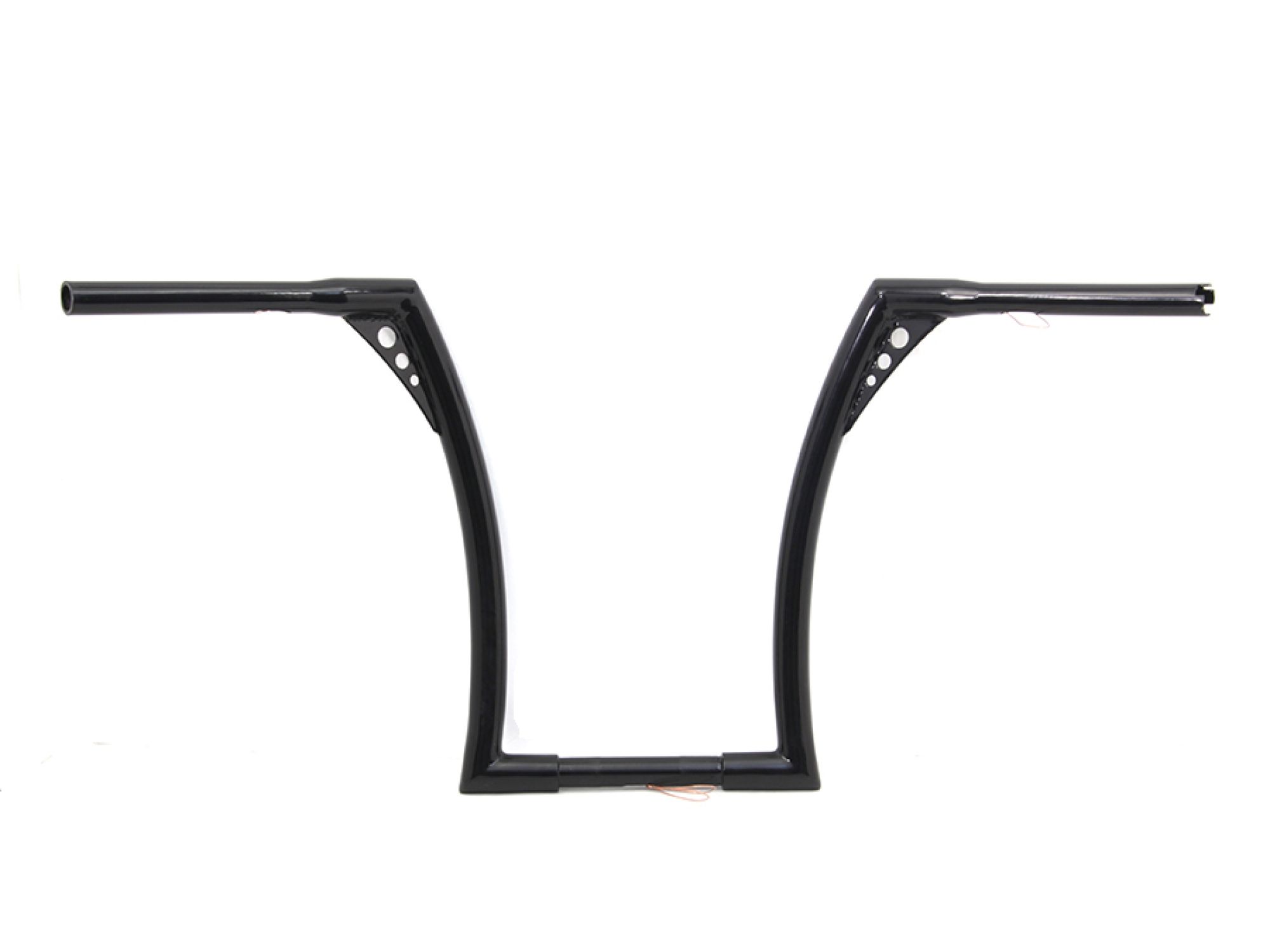 17" Black Z-Bar Handlebar with Indents