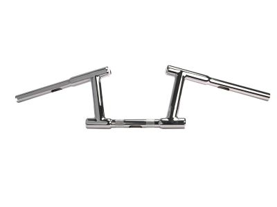 6" Z-Bar Racing Handlebar with Indents Chrome