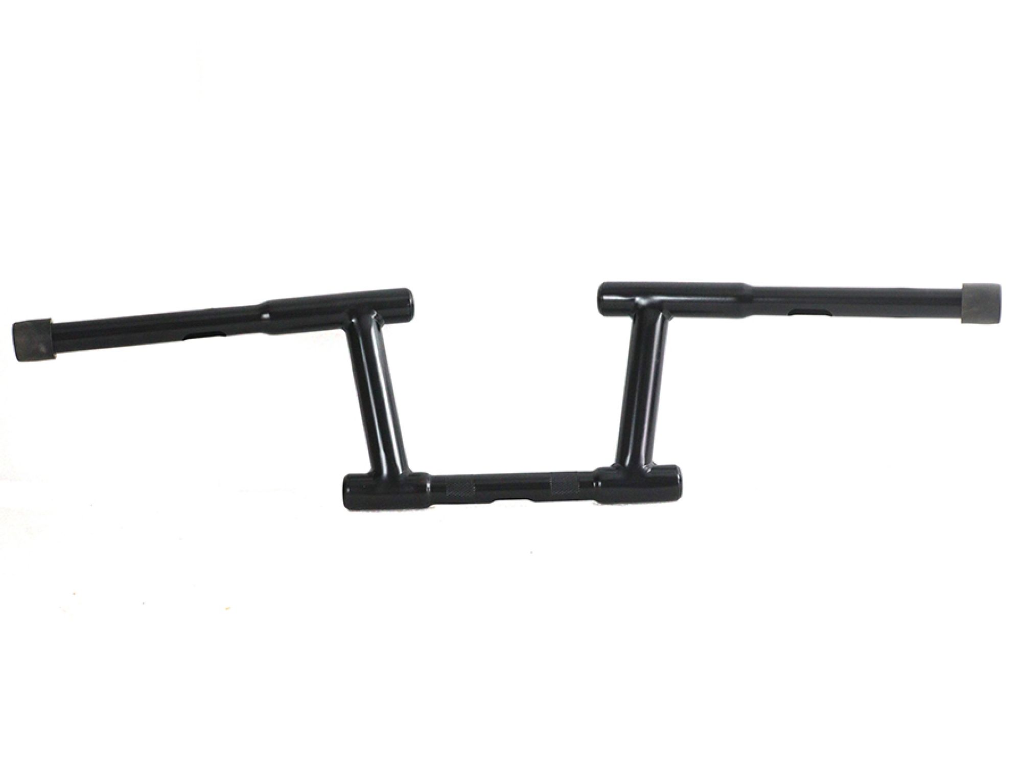6" Z-Bar Racing Handlebar with Indents Black