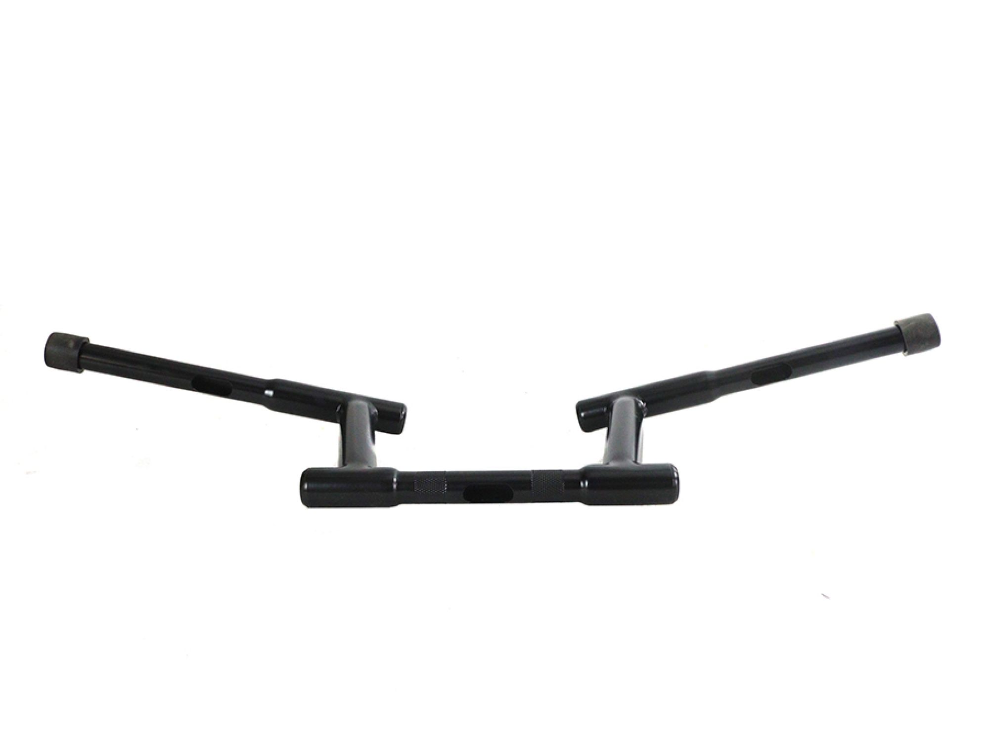 6" Z-Bar Racing Handlebar with Indents Black