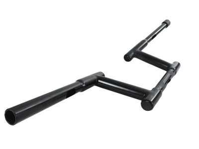 6" Z-Bar Racing Handlebar with Indents Black