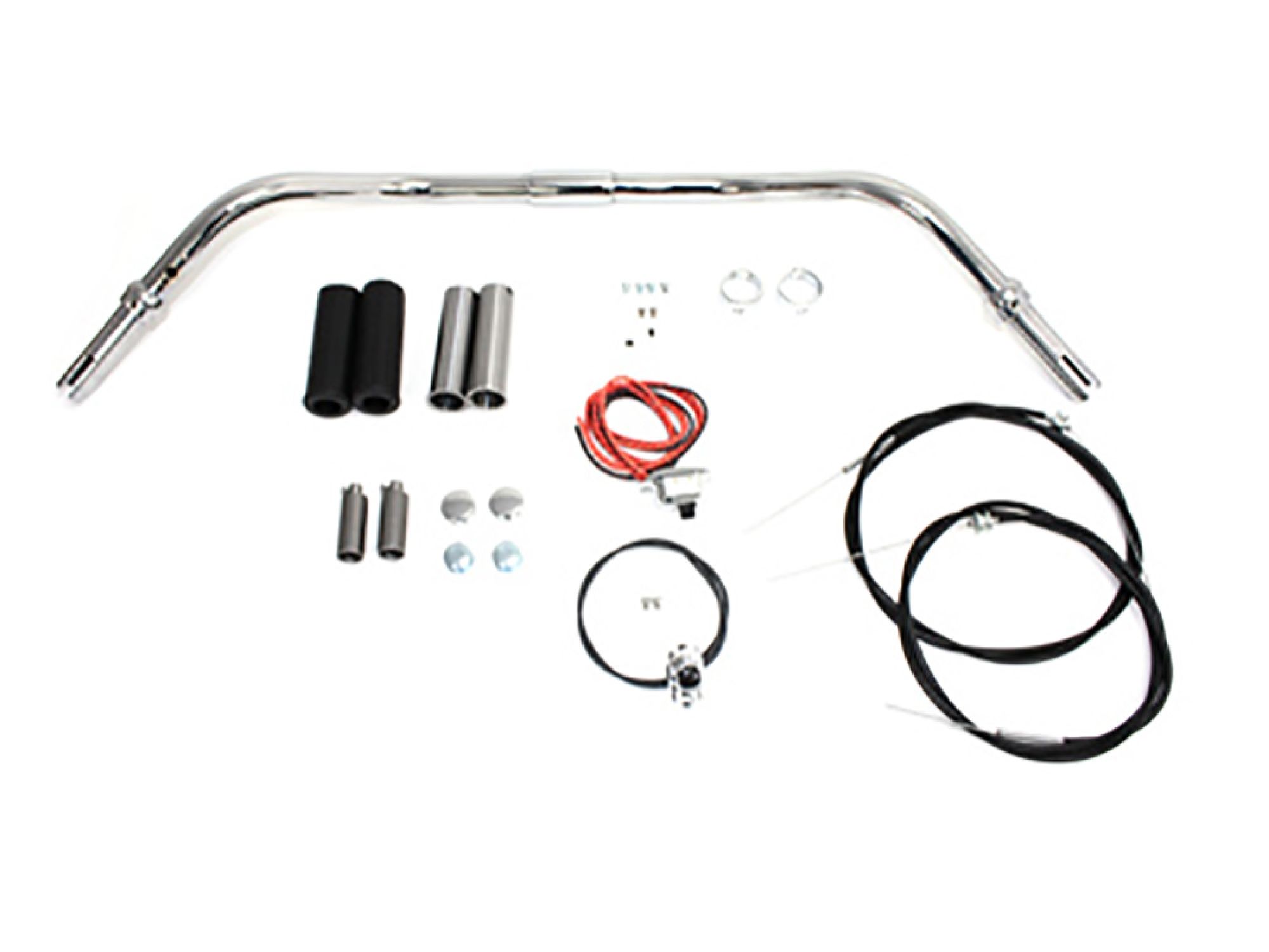 4" Chrome Handlebar Assembly