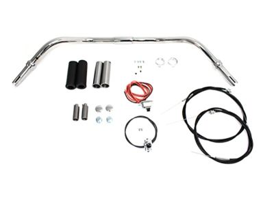 4" Chrome Handlebar Assembly