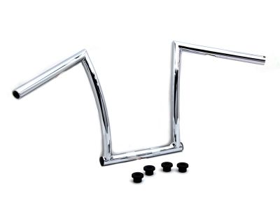 13" Chrome ChiZeled Z-Bar Handlebar with Indents