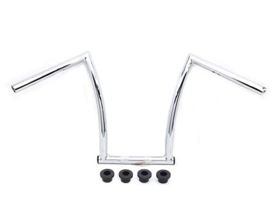 15" Chrome ChiZeled Z-Bar Handlebar with Indents