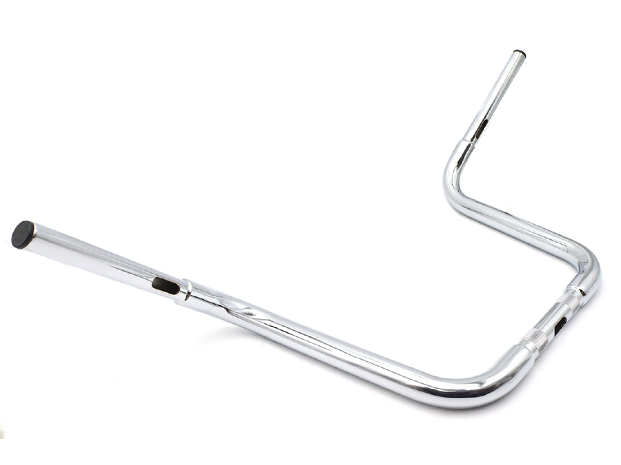 12-1/2" Buffalo Ape Hanger Handlebar with Indents Chrome