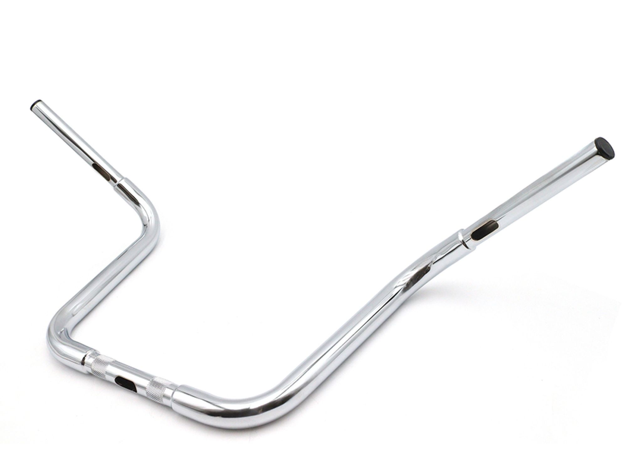 12-1/2" Buffalo Ape Hanger Handlebar with Indents Chrome
