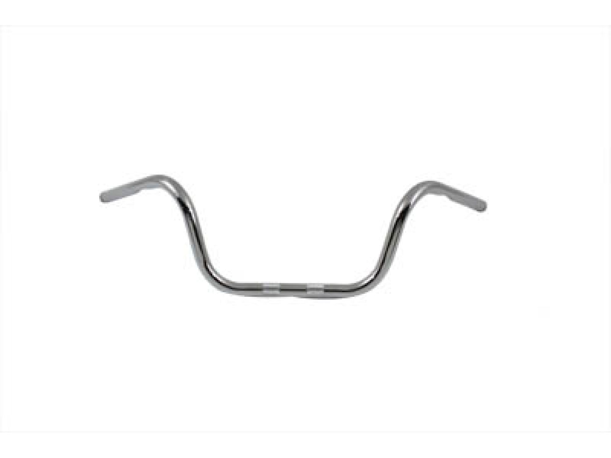 8" Ape Hanger Handlebar with Indents Chrome