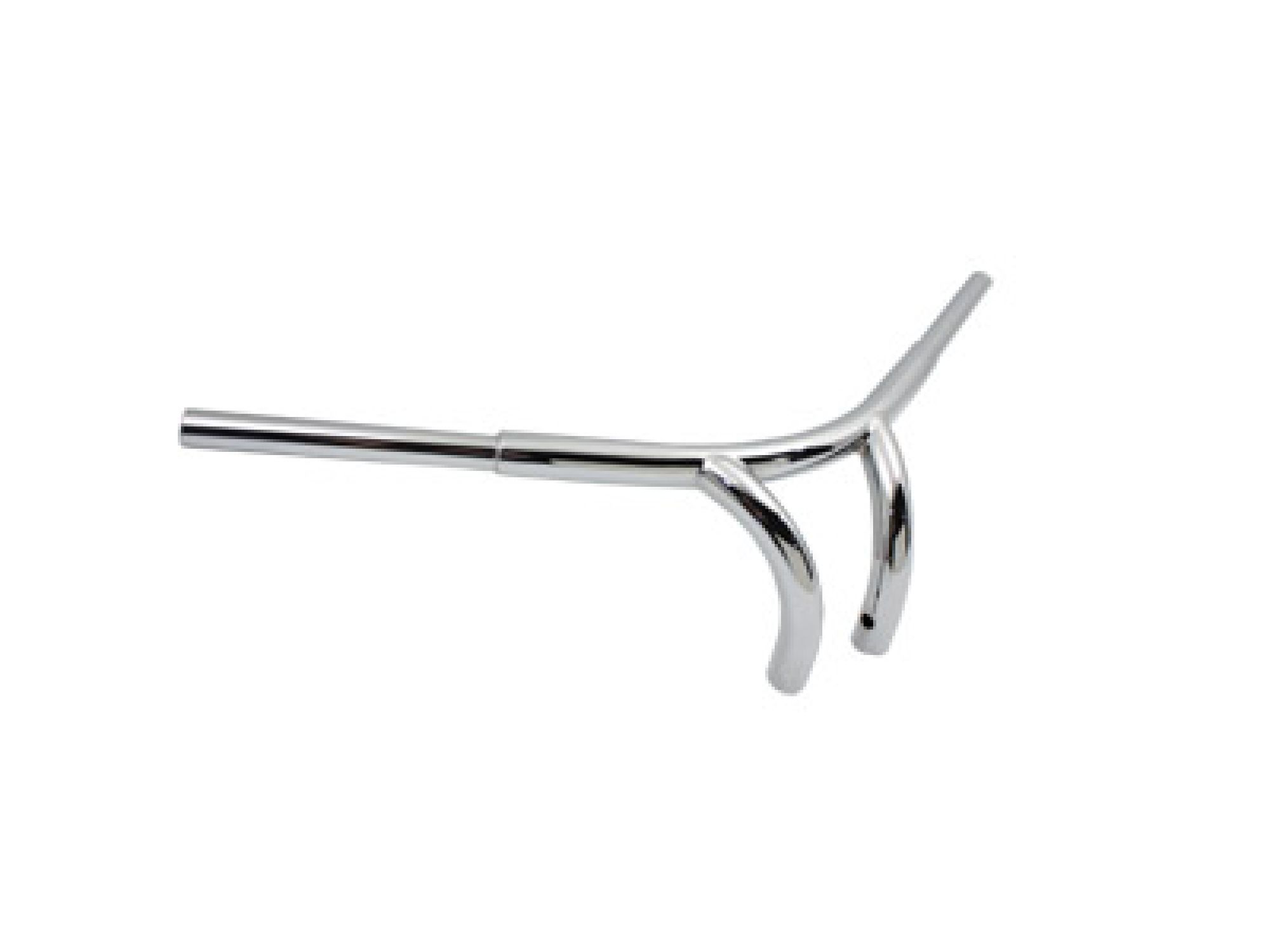 7" Curve Riser Bar Handlebar with Indents