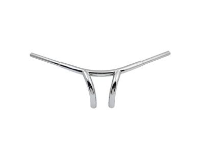 7" Curve Riser Bar Handlebar with Indents