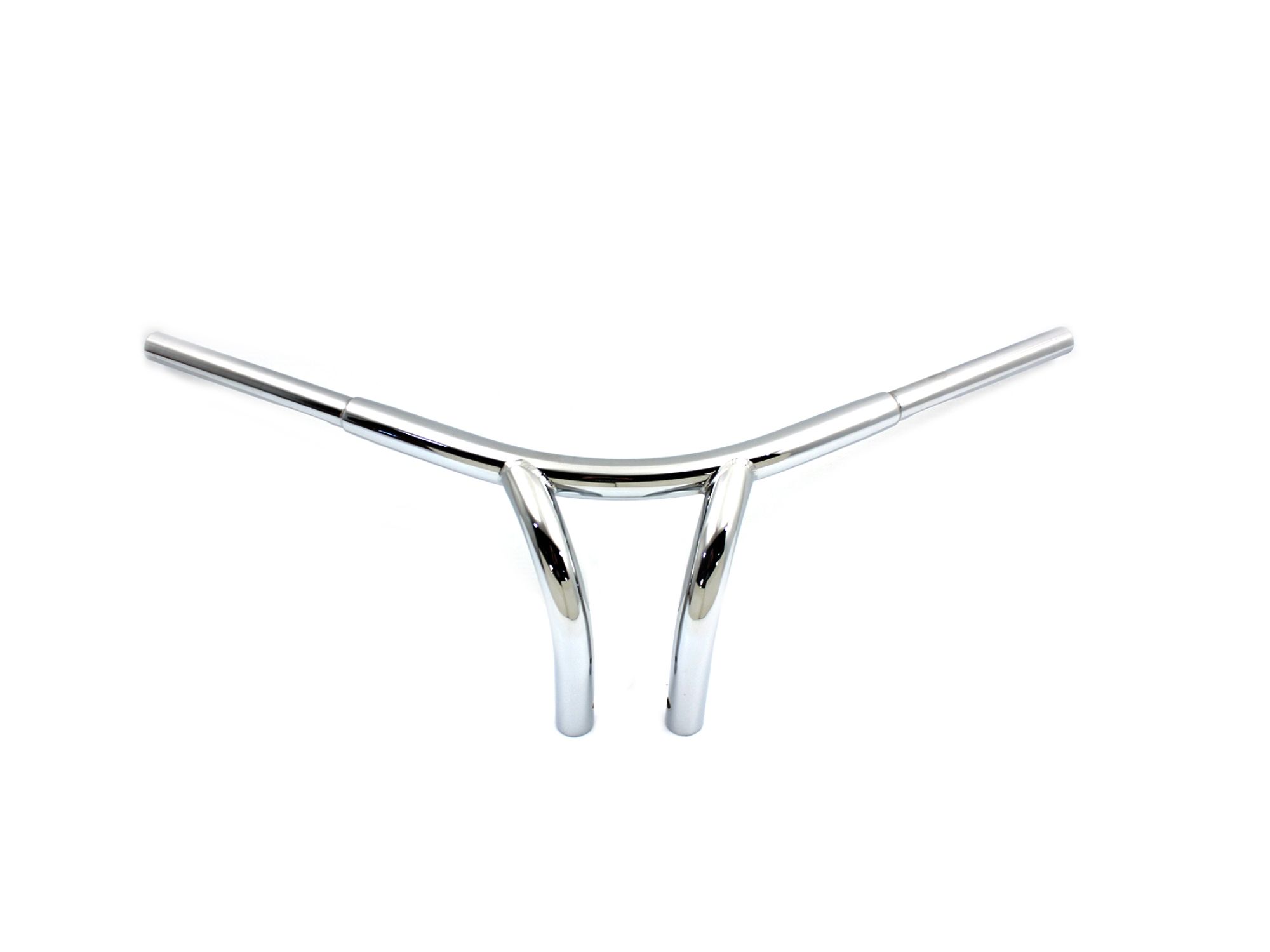 8-1/2" Curved Riser Bar Handlebar with Indents