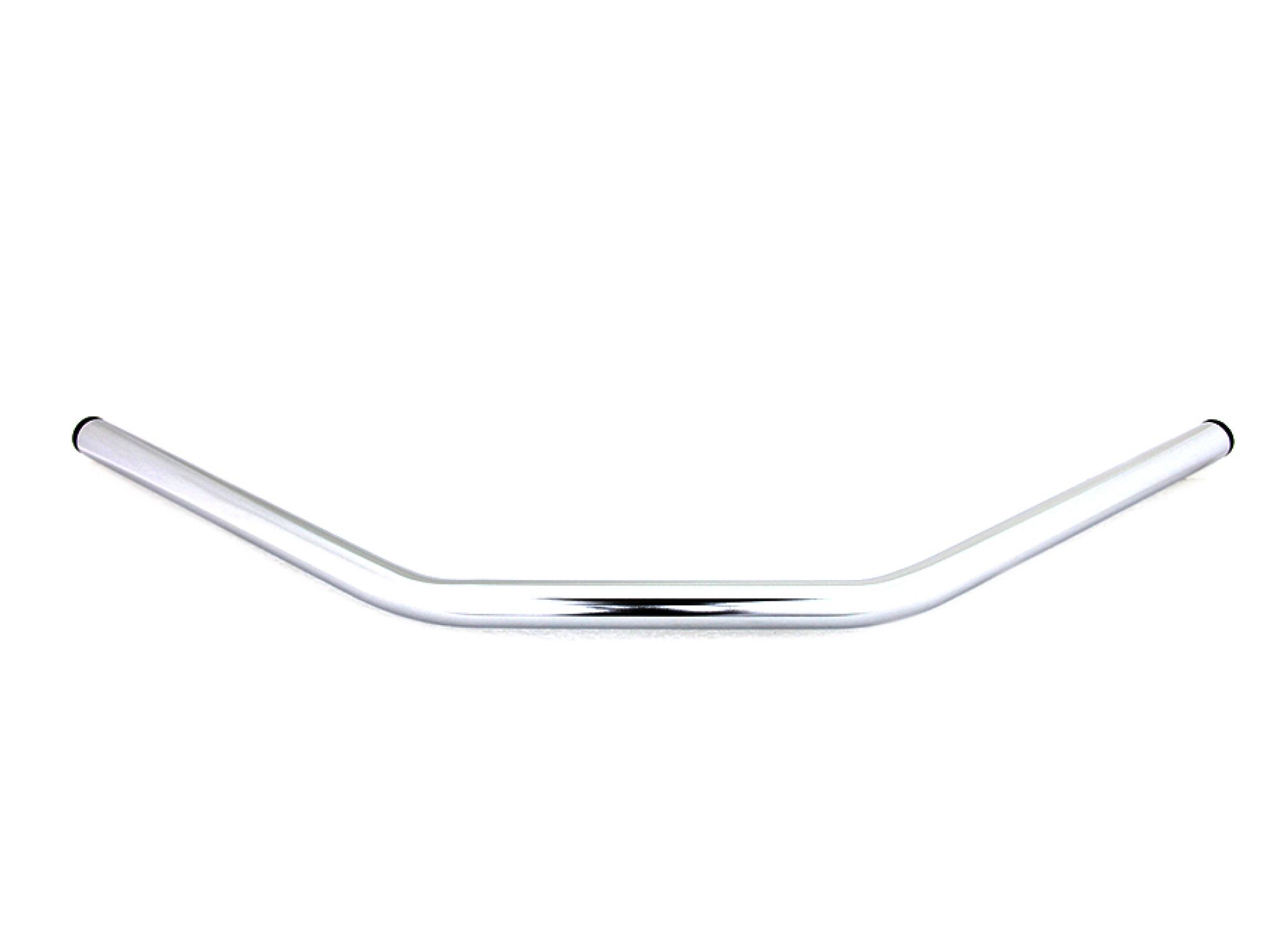 Flat Drag Handlebar without Indents Chrome