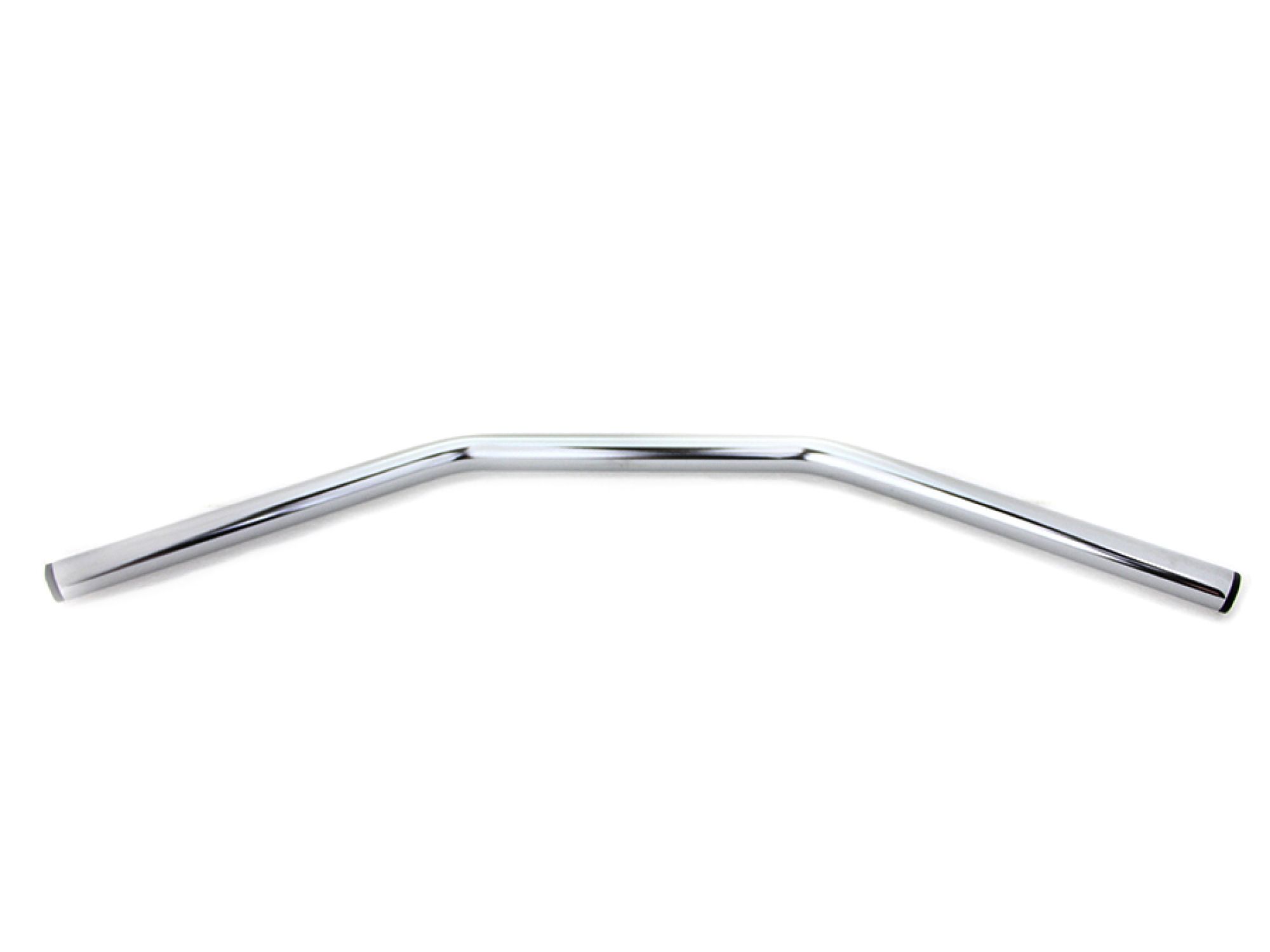 Flat Drag Handlebar without Indents Chrome
