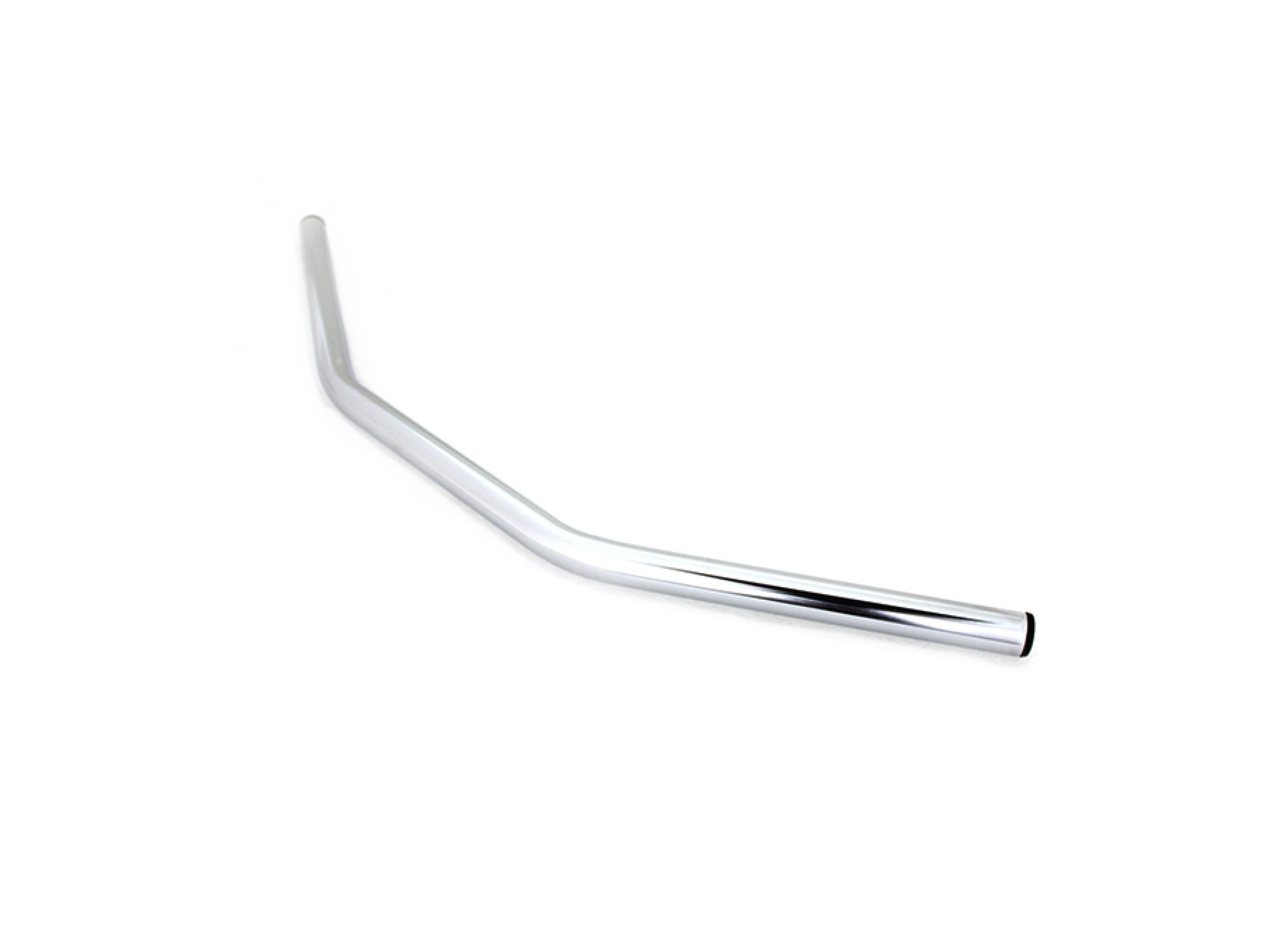 Flat Drag Handlebar without Indents Chrome
