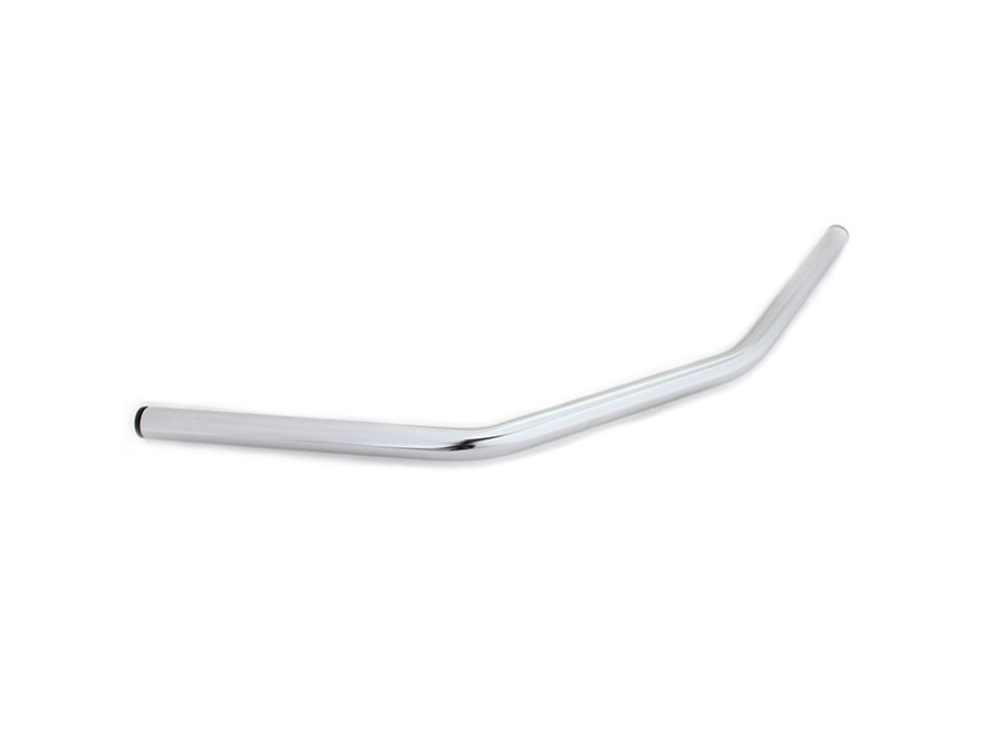 Flat Drag Handlebar without Indents Chrome