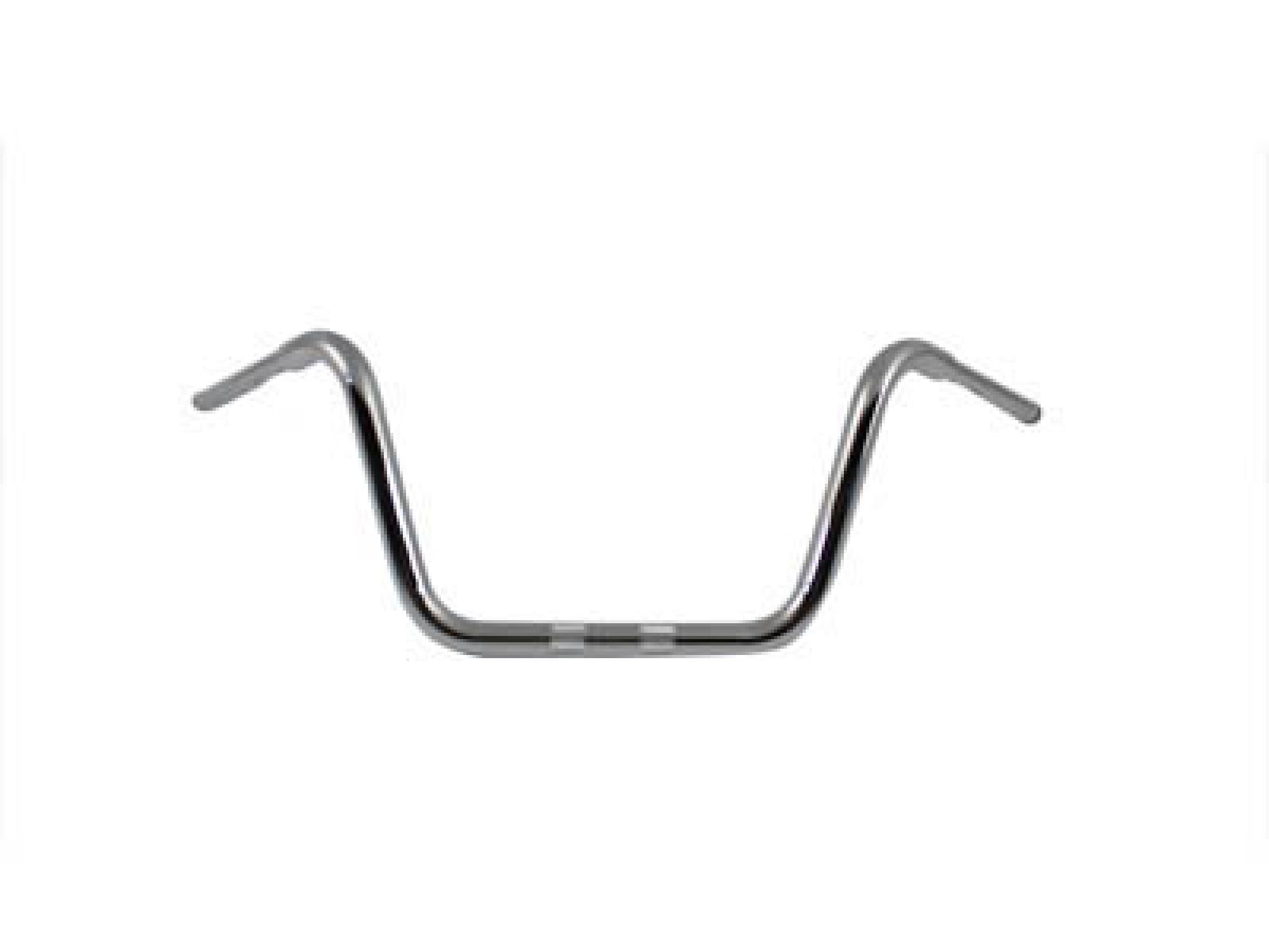 12" Rhino Ape Hanger Handlebar with Indents Chrome