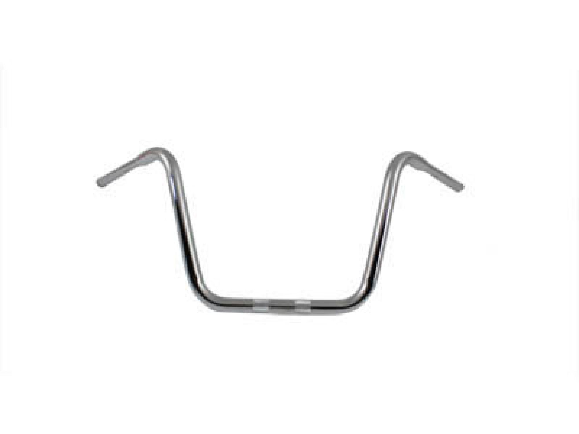 14-1/2" Rhino Ape Hanger Handlebar with Indents Chrome