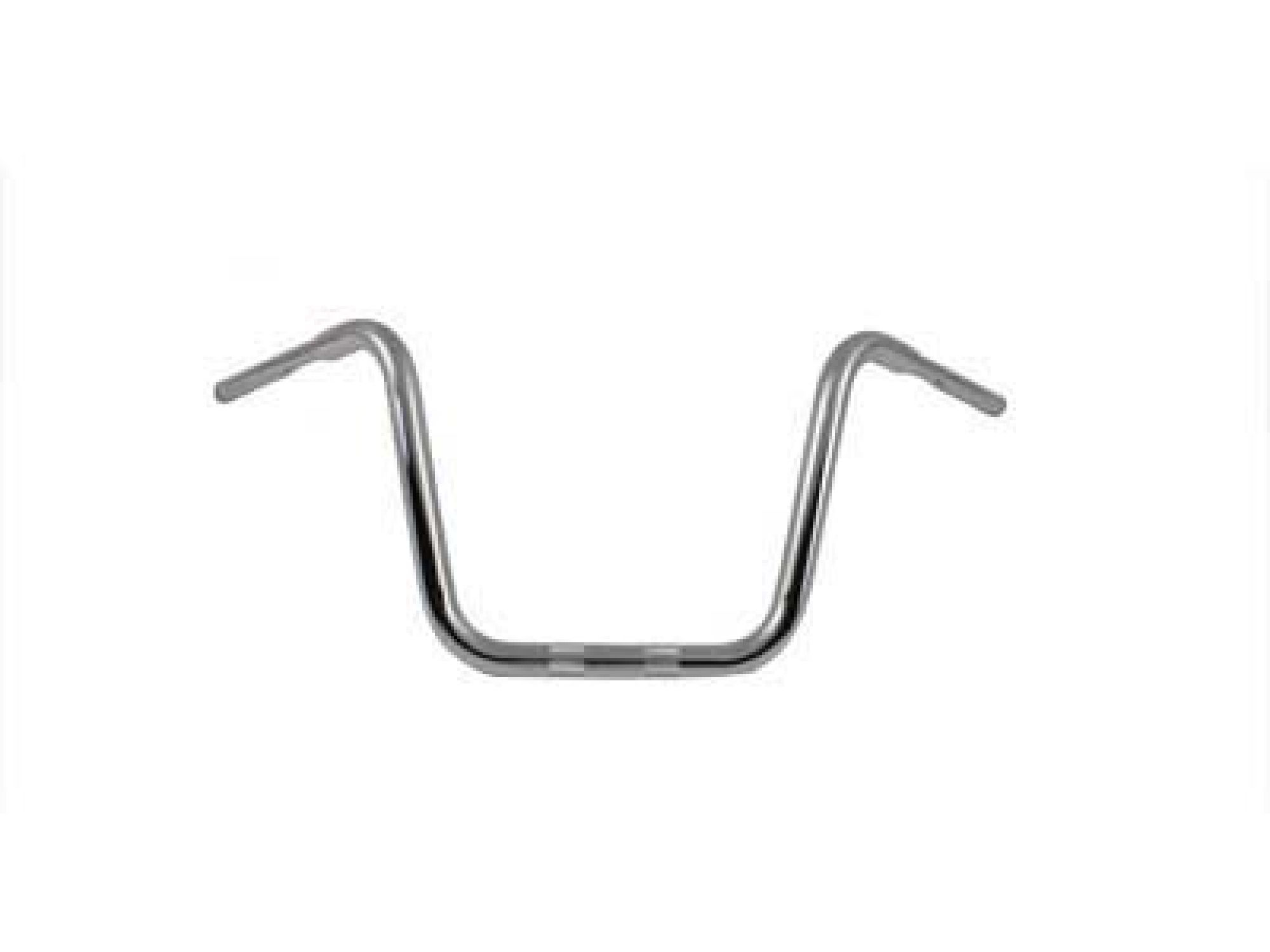 15-1/2" Rhino Ape Hanger Handlebar with Indents Chrome