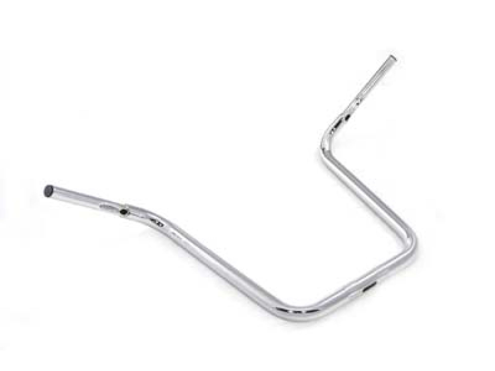 18" Rhino Ape Hanger Handlebar with Indents Chrome
