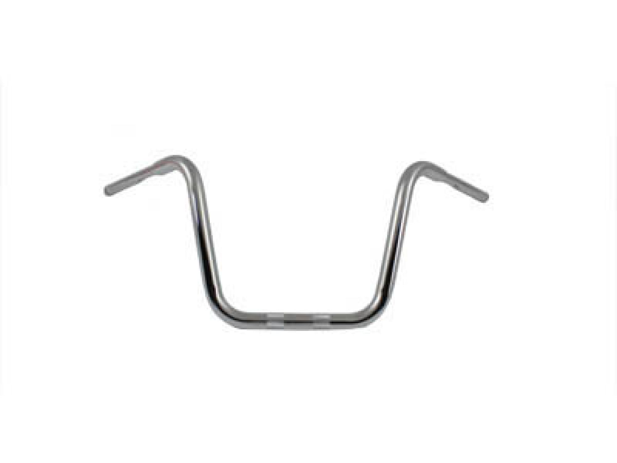 12-1/2" Rhino Ape Hanger Handlebar with Indents Chrome