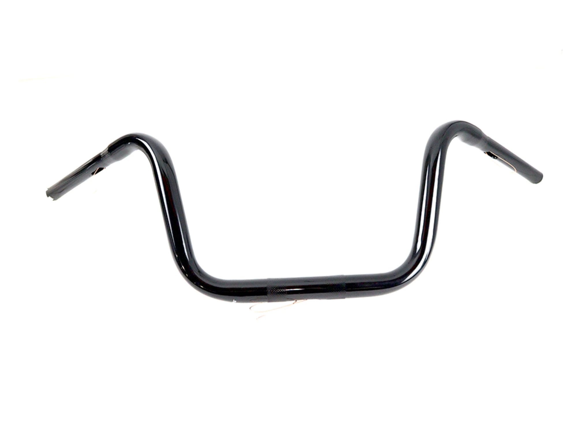 10" Mini Ape Hanger Handlebar with Indents Black