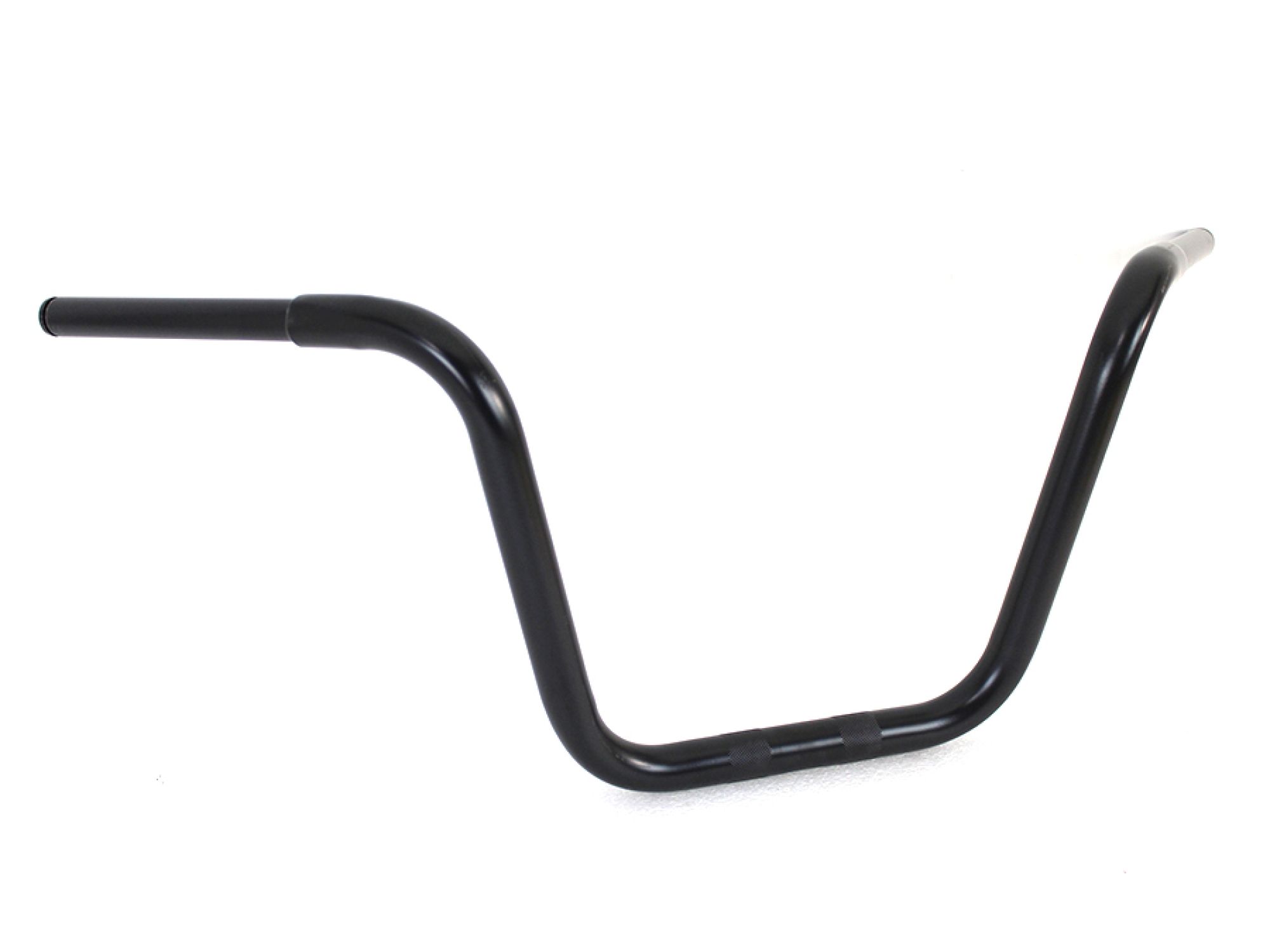 12-1/2" Rhino Ape Hanger Handlebar with Indents Black