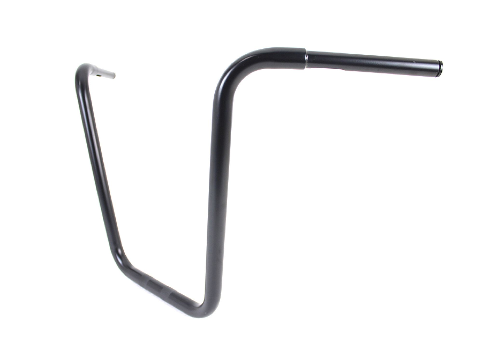 19-1/2" Rhino Ape Hanger Handlebar with Indents Black