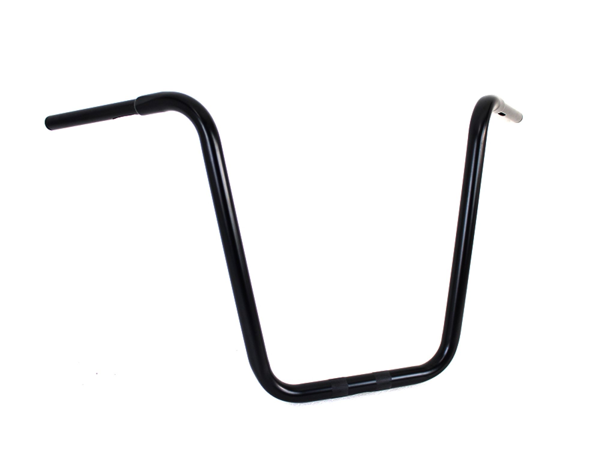 19-1/2" Rhino Ape Hanger Handlebar with Indents Black