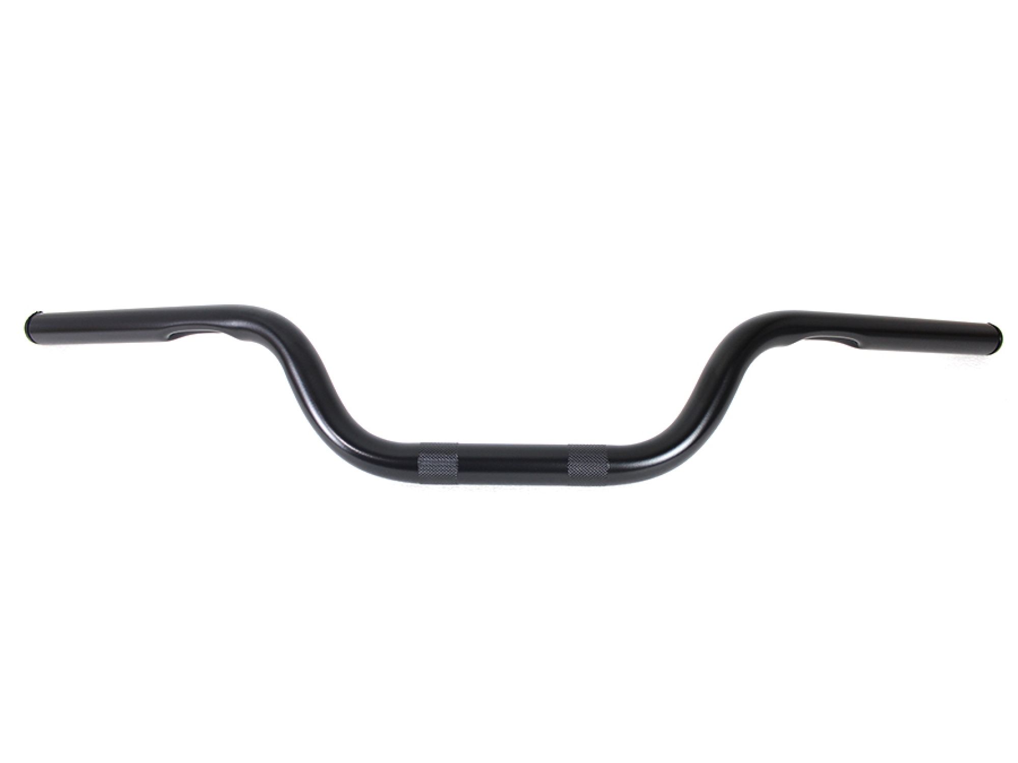 1" Super Bar Handlebar with Indents Black