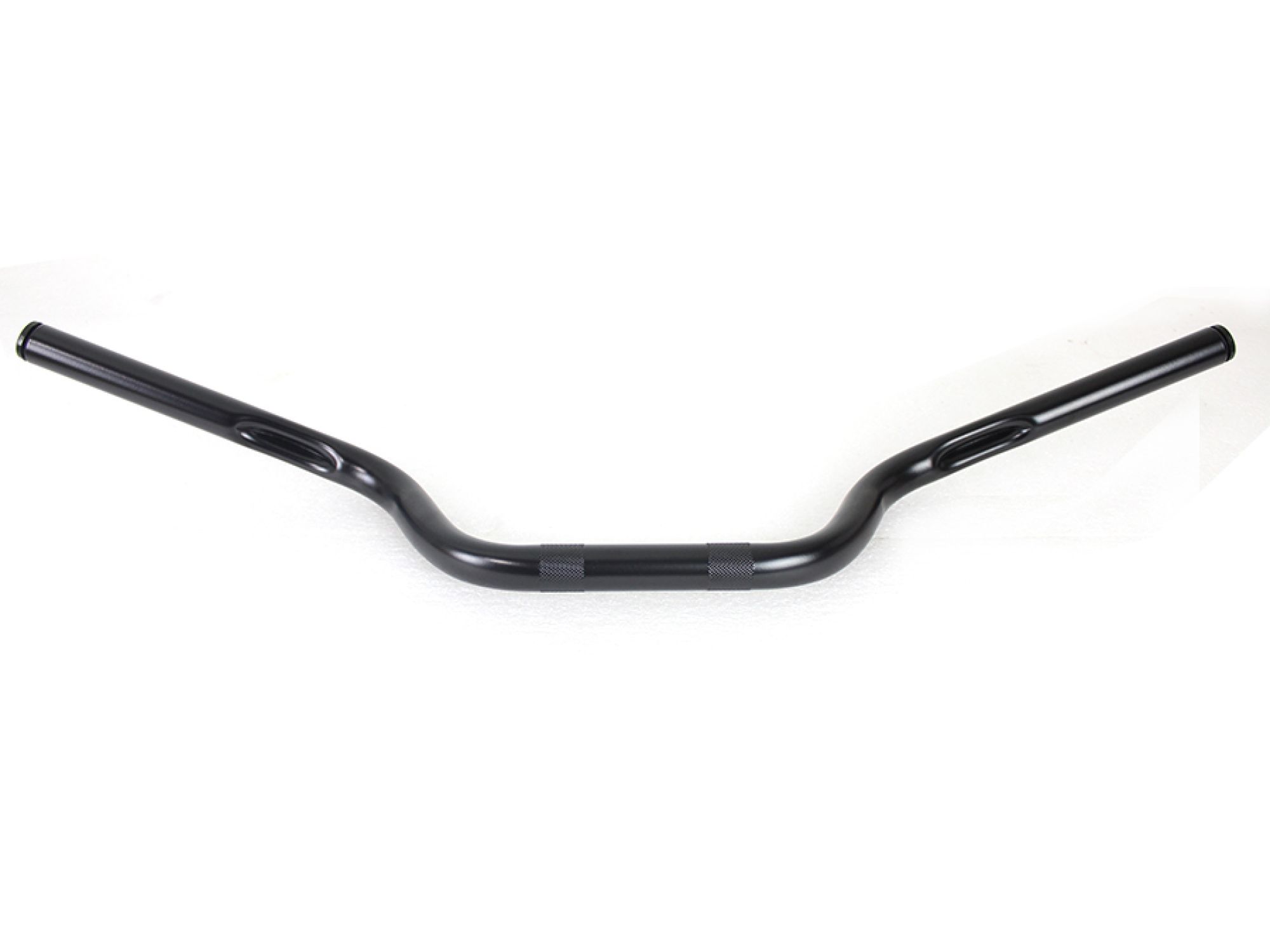 1" Super Bar Handlebar with Indents Black