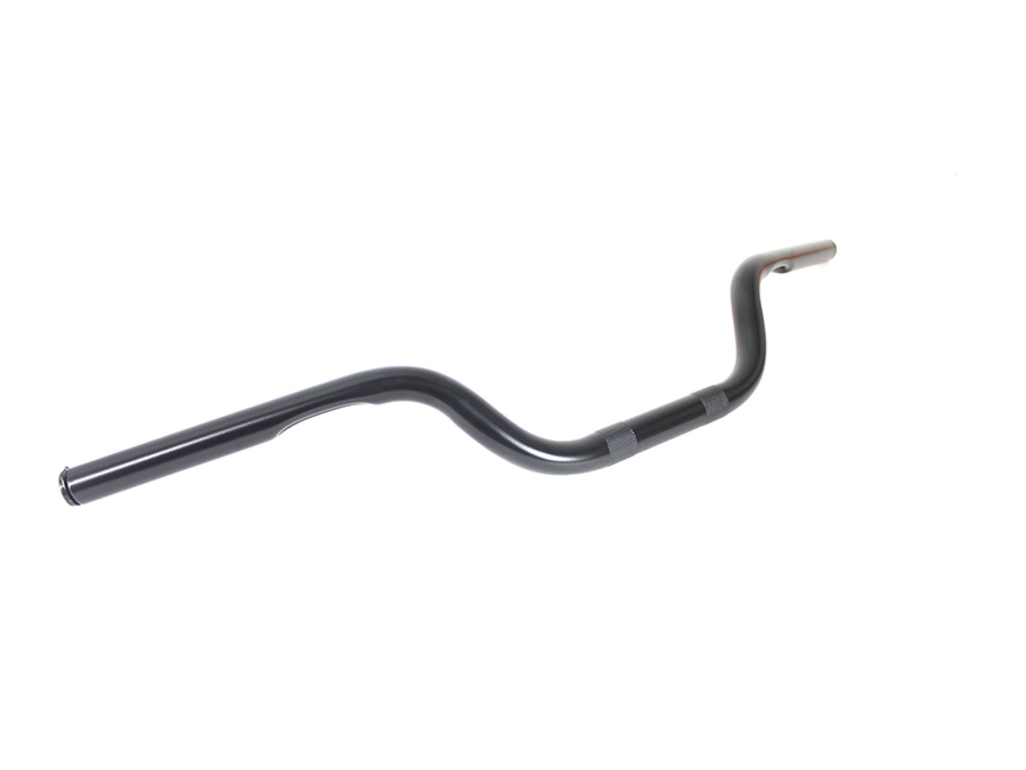 1" Super Bar Handlebar with Indents Black