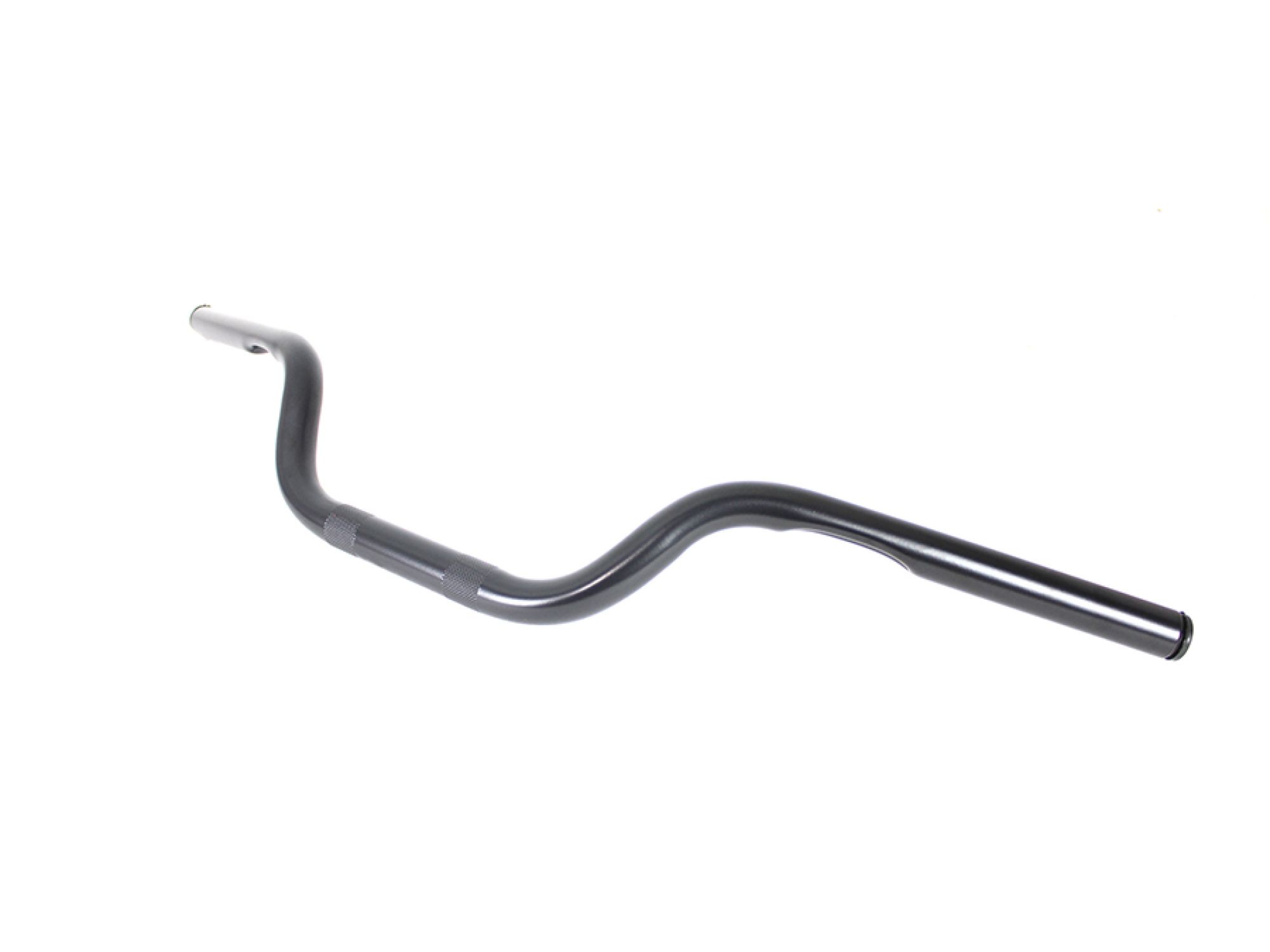 1" Super Bar Handlebar with Indents Black