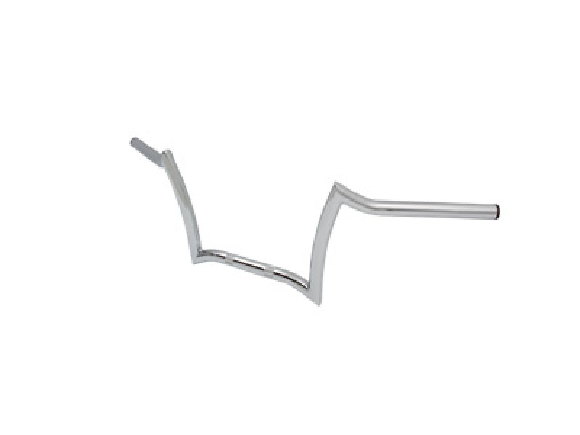 9" Double Drop Z Handlebar Chrome
