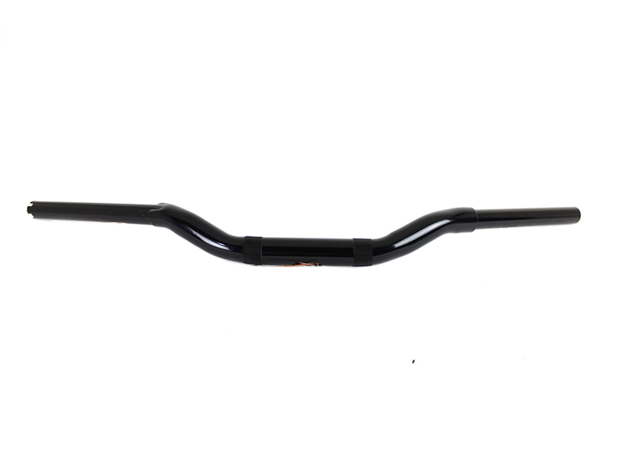 2" Drag Handlebar without Indents Black