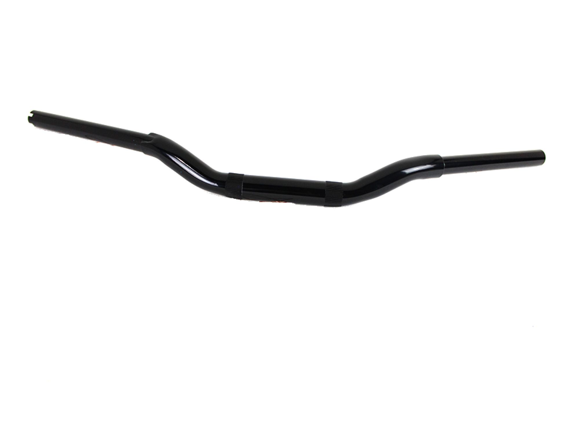 2" Drag Handlebar without Indents Black