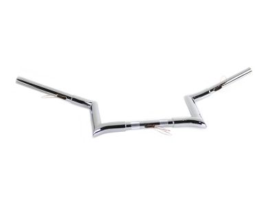 8" Chrome Z-Bar Handlebar with Indents