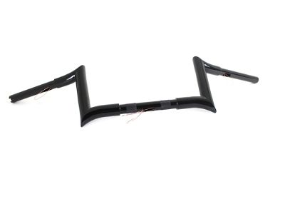 8" Black Z-Bar Handlebar with Indents