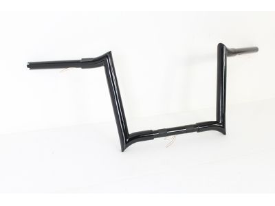 12" Black Z-Bar Handlebar with Indents