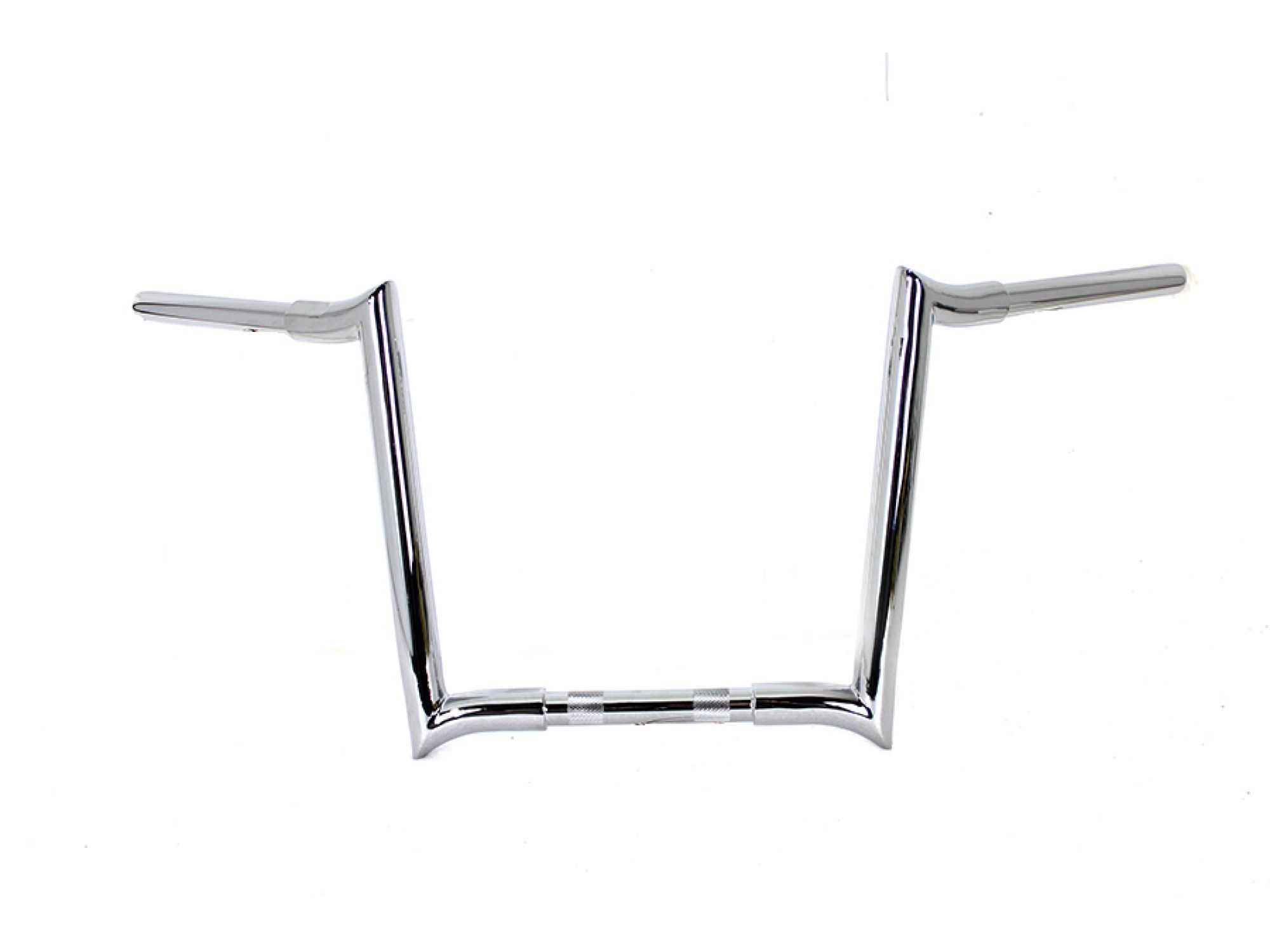 14" Chrome Z-Bar Handlebar with Indents