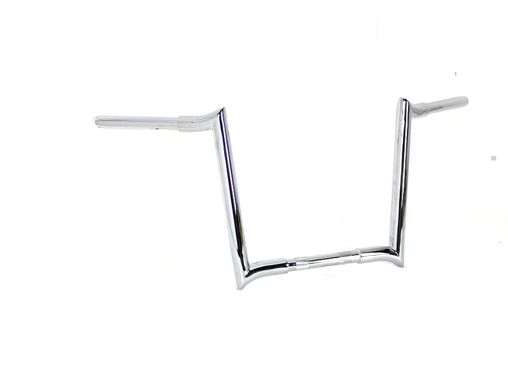 14" Chrome Z-Bar Handlebar with Indents