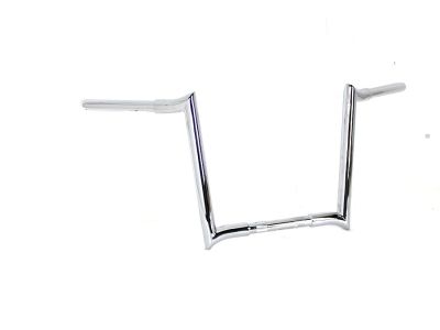 14" Chrome Z-Bar Handlebar with Indents
