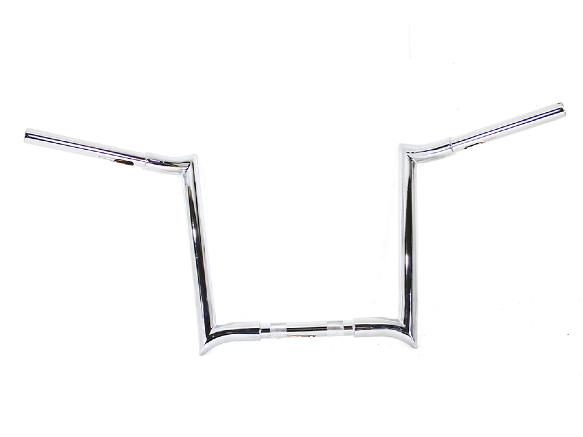 14" Chrome Z-Bar Handlebar with Indents